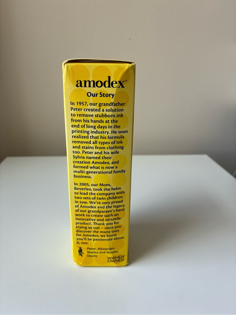 Amodex Ink & Stain Remover NIB 4 oz - Picture 5 of 8